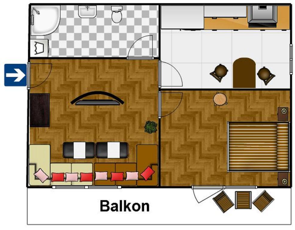 شقة زاكوباني  في Apartament Krupowki Center المظهر الخارجي الصورة